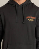 THE MAD HUEYS Fangin Hooded Pullover - VINTAGE BLACK