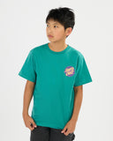 SANTA CRUZ Meek Scratched Slasher Tee - TEAL