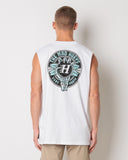 THE MAD HUEYS Surf Hueys Muscle - WHITE