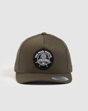 THE MAD HUEYS Chain Fkrs Twill Snapback - OLIVE