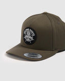 THE MAD HUEYS Chain Fkrs Twill Snapback - OLIVE