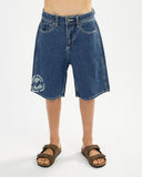 BILLABONG Boys Spec 73 Denim Short - OCEAN WASH