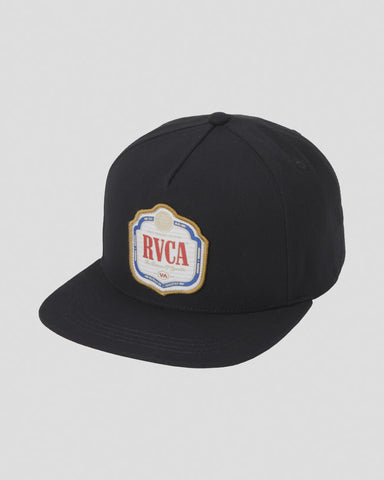 RVCA Philsner Snapback - BLACK