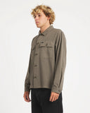 RVCA Coastal Overshirt - MUSHROOM