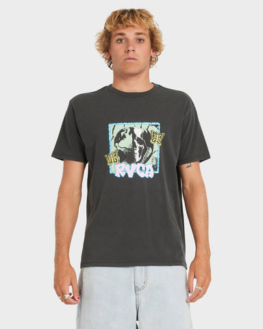 RVCA Global Blalnce Tee - BLACK