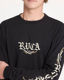 RVCA Retract LS Tee - BLACK