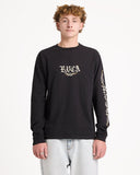 RVCA Retract LS Tee - BLACK