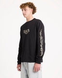 RVCA Retract LS Tee - BLACK