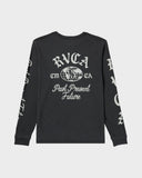 RVCA VA Worldwide Long Sleeve Tee - BLACK