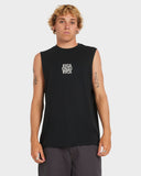 RVCA Staxed Muscle - BLACK