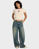 RVCA That Balance Baby Tee - SAND