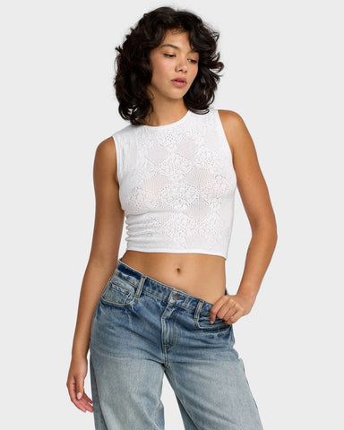 RVCA Shiver Sweater - WHISPER WHITE