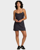 RVCA Macarthur Dress - GRAVEL