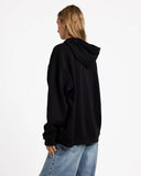 RVCA Baggie Boyfriend Hoodie - WASHED BLACK