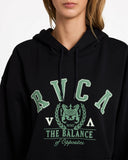 RVCA Baggie Boyfriend Hoodie - WASHED BLACK
