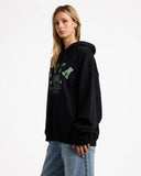 RVCA Baggie Boyfriend Hoodie - WASHED BLACK