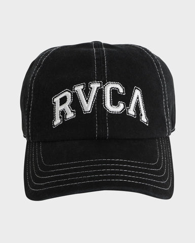RVCA Contrast Stitch Dad Cap - BLACK