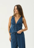 AFENDS Palmer Sleeveless Top - INK