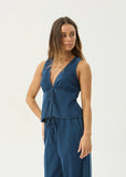 AFENDS Palmer Sleeveless Top - INK
