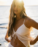 BILLABONG High Tides Cami Top - WHITE