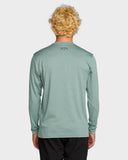 BILLABONG All Day Wave Mens Rash Vest Long Sleeve  - SEA BLUE