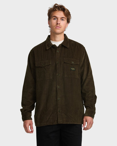 BILLABONG Bong Days Long Sleeve - CHOCOLATE