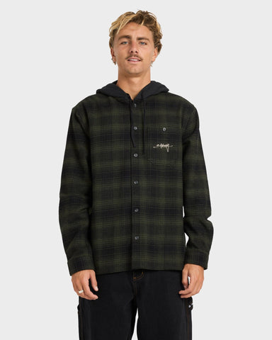 BILLABONG Baja Sur Flannel - BLACK