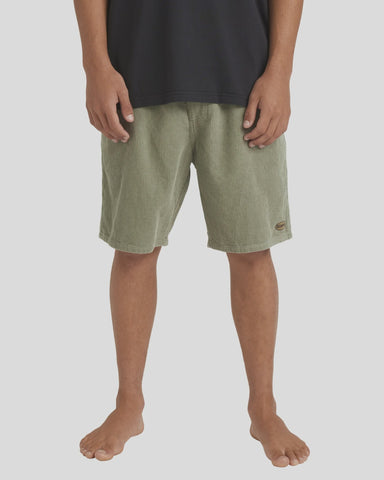BILLABONG Larry Cord Walkshort - GREEN ASH