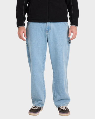 BILLABONG Smoko Denim Pant - STONE BLUE