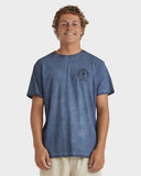 BILLABONG Big Wave Shazz Short Sleeve Tee - STEEL BLUE