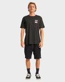 BILLABONG Crayon Wave Short Sleeve Tee  - BLACK
