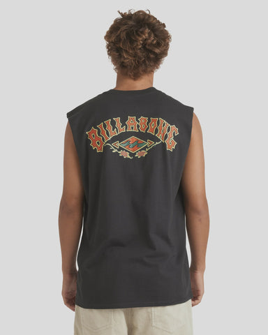 BILLABONG Heritage Arch Muscle - WASHED BLACK