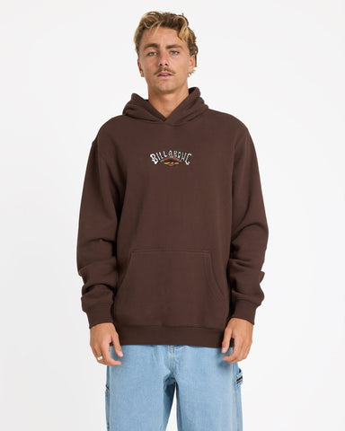 BILLABONG OTIS Arch Pop Hood - CHOCOLATE