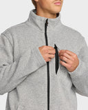 BILLABONG A/Div Boundary Mock Neck - GREY HEATHER