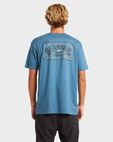 BILLABONG Scenic Arch A/Div Tee - REAL TEAL