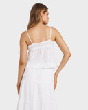 BILLABONG High Tides Cami Top - WHITE
