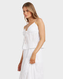BILLABONG High Tides Cami Top - WHITE