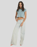 BILLABONG Jade Saltwashed Elastic Pant - BLUE MIST