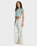 BILLABONG Jade Saltwashed Elastic Pant - BLUE MIST
