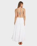 BILLABONG High Tide Maxi Skirt - WHITE