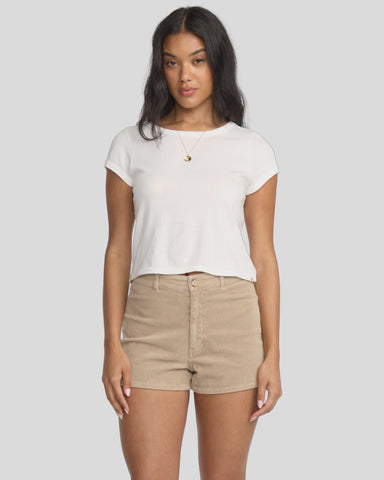 BILLABONG Free Fall Cord Short - COBBLESTONE