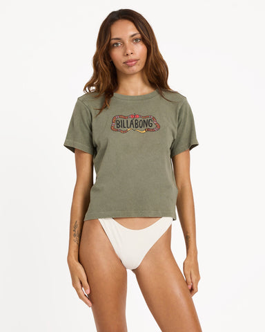 BILLABONG Otis Snake Tee - PINE