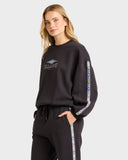 BILLABONG Swipe Right Kendall Crew - OFF BLACK