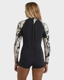 BILLABONG Spring Fever Natural Long Sleeve - BLACK FLORAL