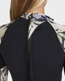 BILLABONG Spring Fever Natural Long Sleeve - BLACK FLORAL