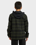 BILLABONG Boys Baja Surf Flannel - BLACK