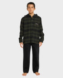 BILLABONG Boys Baja Surf Flannel - BLACK