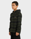 BILLABONG Boys Baja Surf Flannel - BLACK