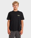 BILLABONG Wax Arch Tee - BLACK