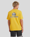 BILLABONG Boys Bio Wave Short Sleeve OG - YELLOW